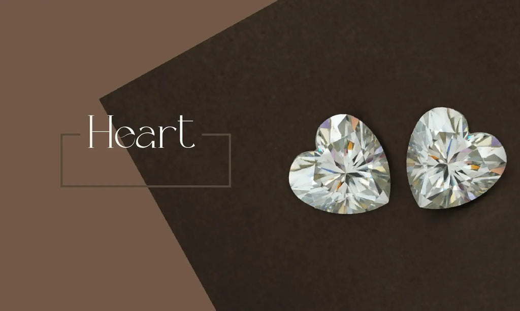 Heart Shaped Moissanite Loose Stone