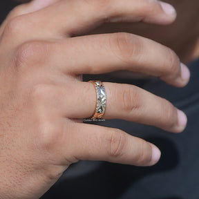 Round Shaped Lab Diamond Men's Band