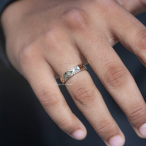 Round Shaped Lab Diamond Men's Band