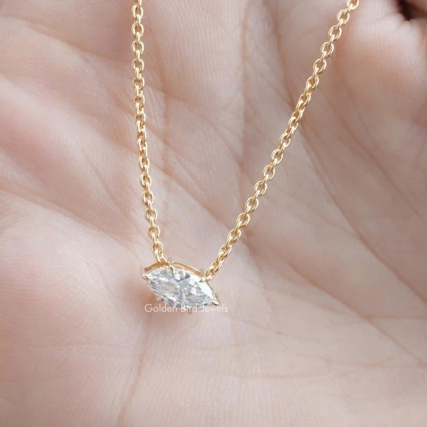 Marquise 2025 solitaire necklace