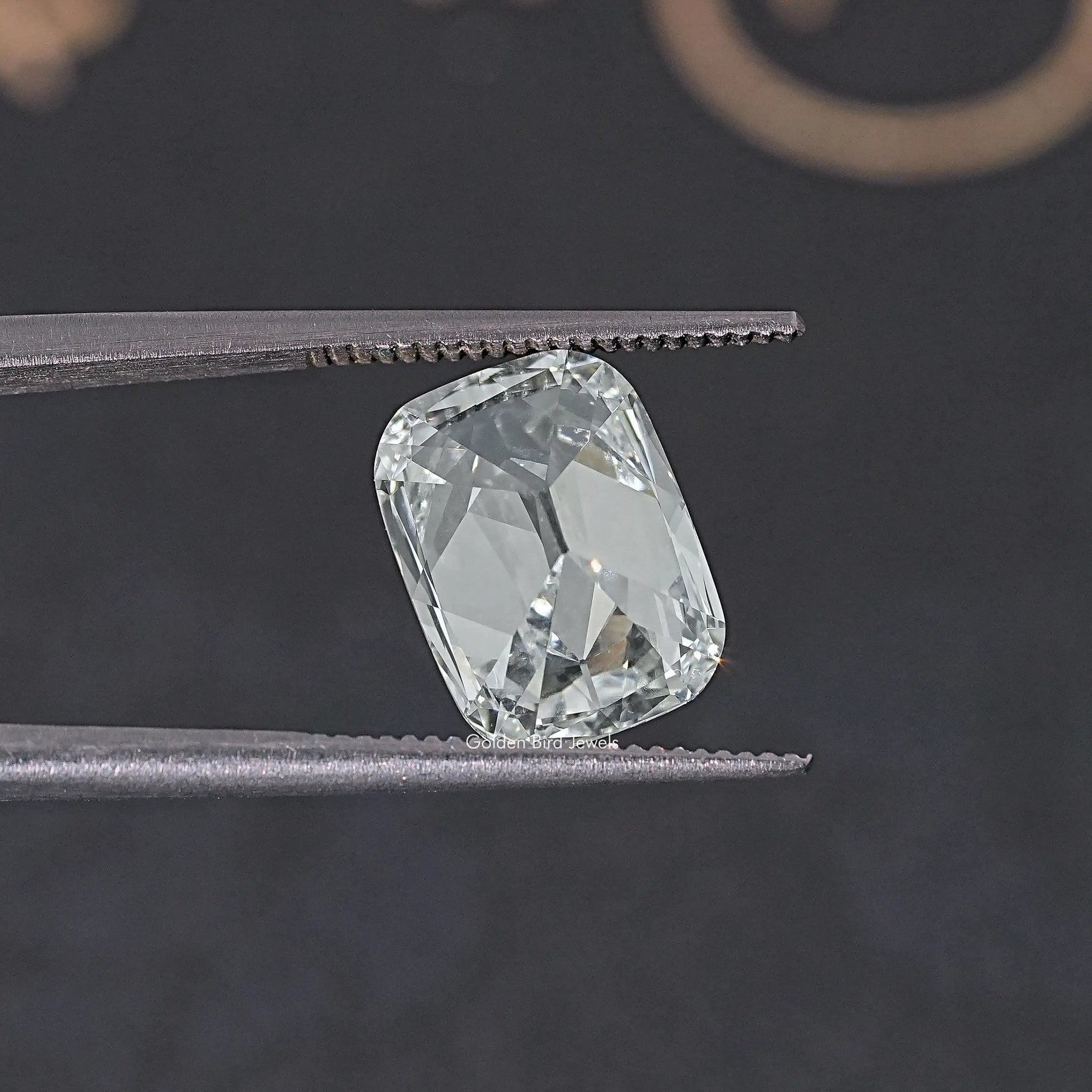 Elongated Old Mine Cushion Lab Grown Diamond