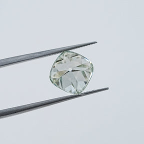 Light Blue Old Mine Cushion Cut Loose Moissanite