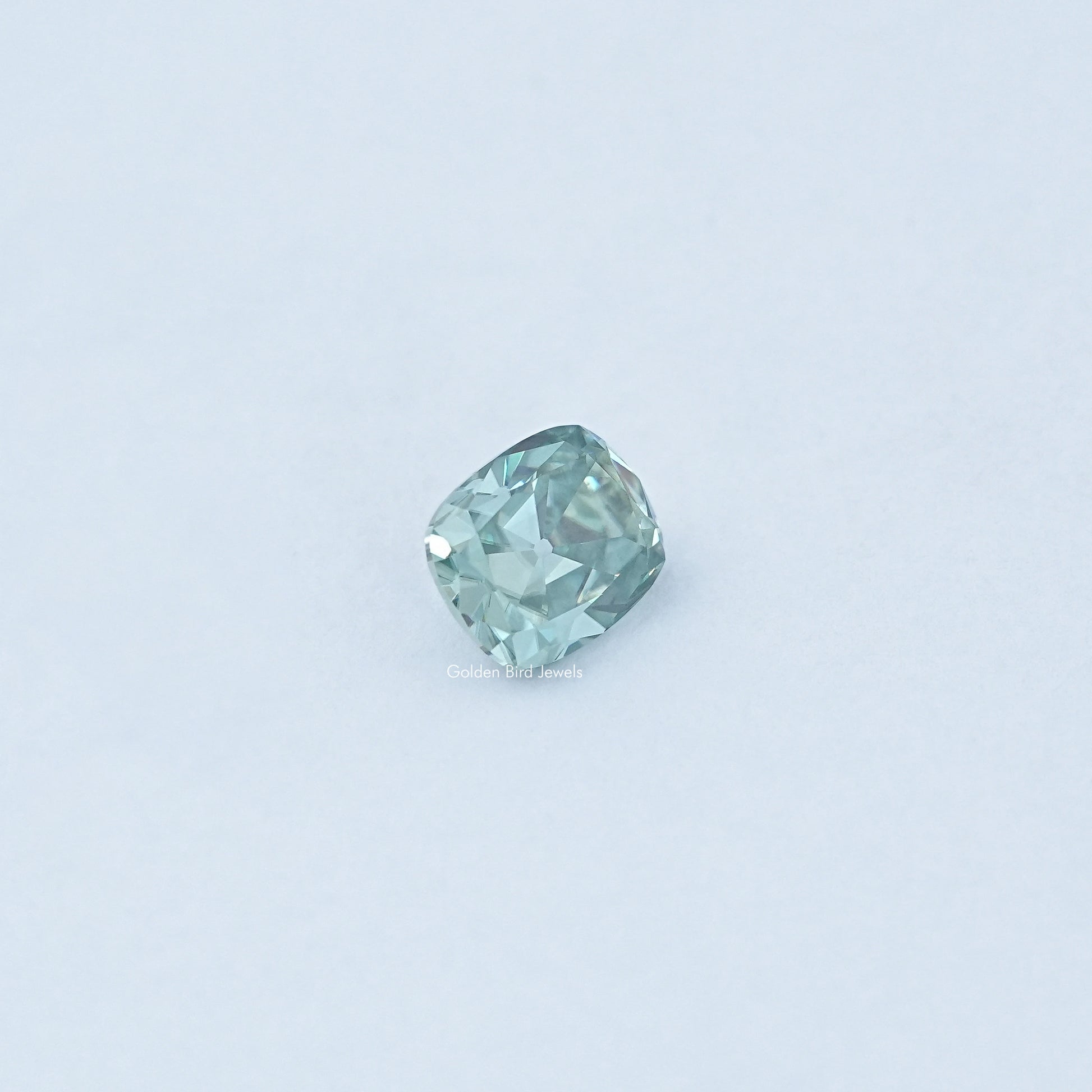 Close View Of Loose Moissanite Stone 