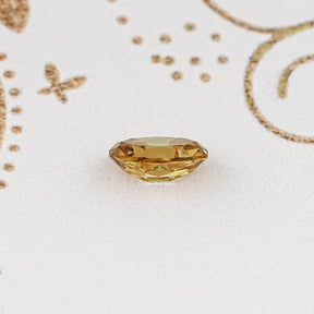 Champagne Old Mine Oval Cut Loose Moissanite