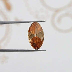Detailed View Of Old Mine Moval Cut Loose Moissanite Stone