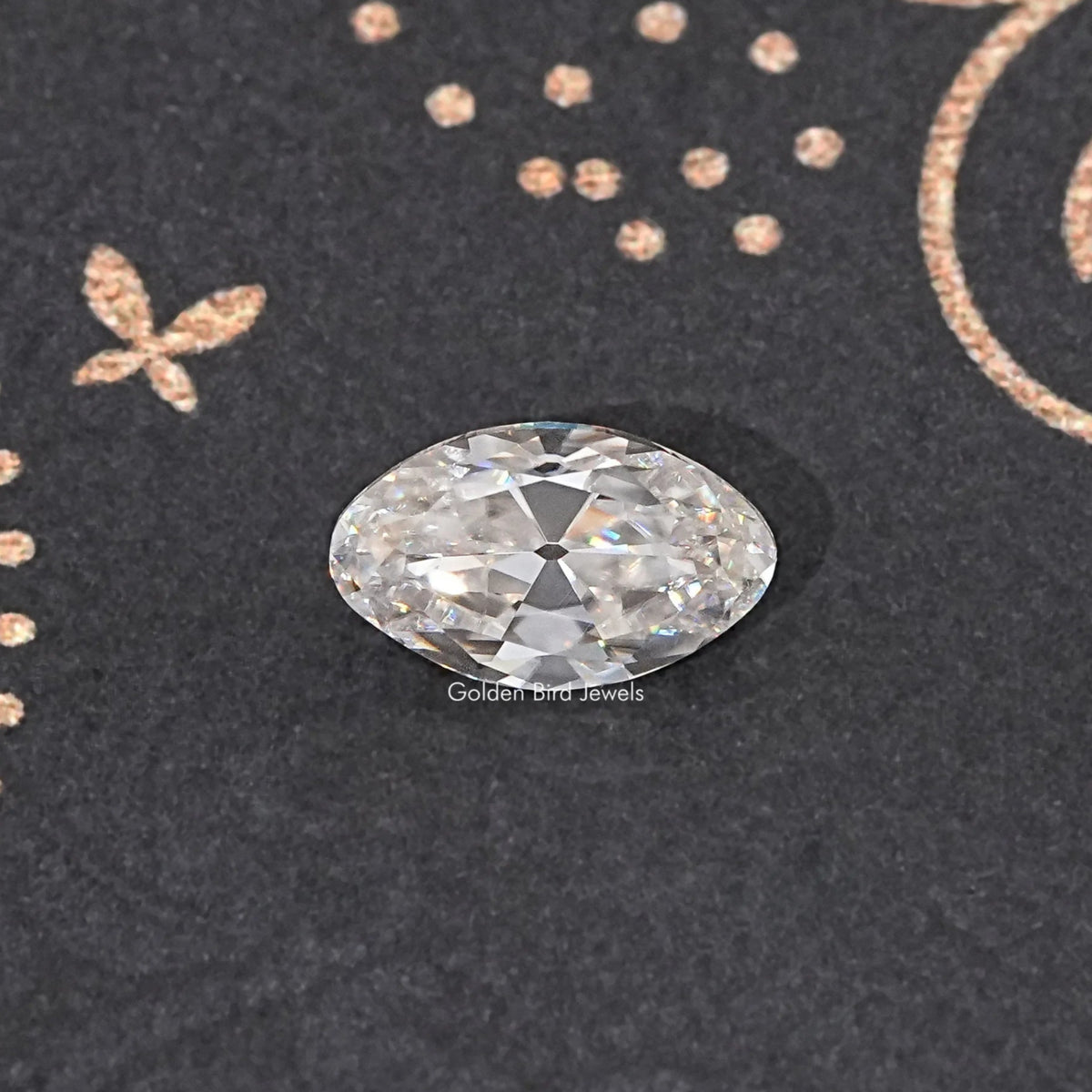 Near Colorless Old Mine Moval Loose Moissanite
