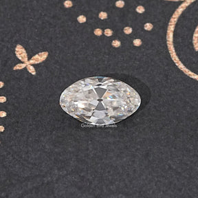 View Of Old Mine Moval Cut Loose Moissanite Stone