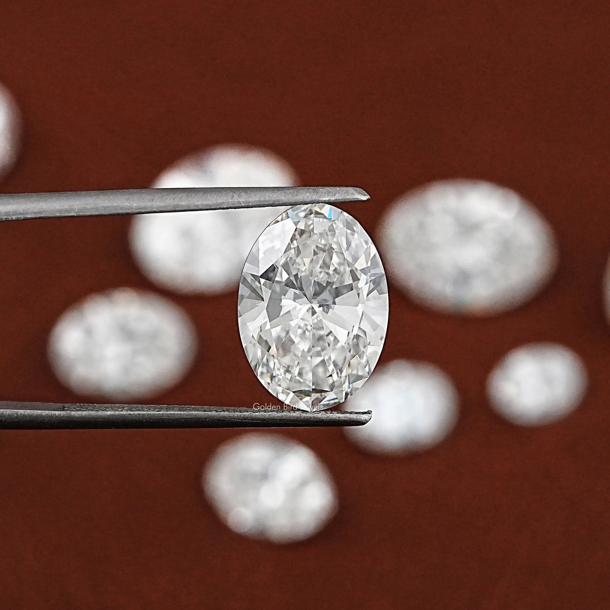 Front View Of Heart Shaped Lab Diamond In White