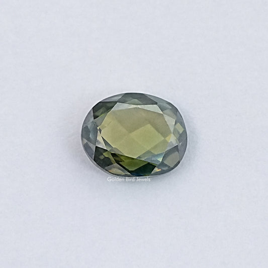 Rose Cut Oval Moissanite Loose Stone