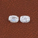 Colorless Old Mine Cushion Moissanite Loose Pair