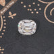 View Of Old Mine Cushion Cut Loose Moissanite Stone