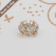 View Of Old Mine Cushion Cut Loose Moissanite Stone