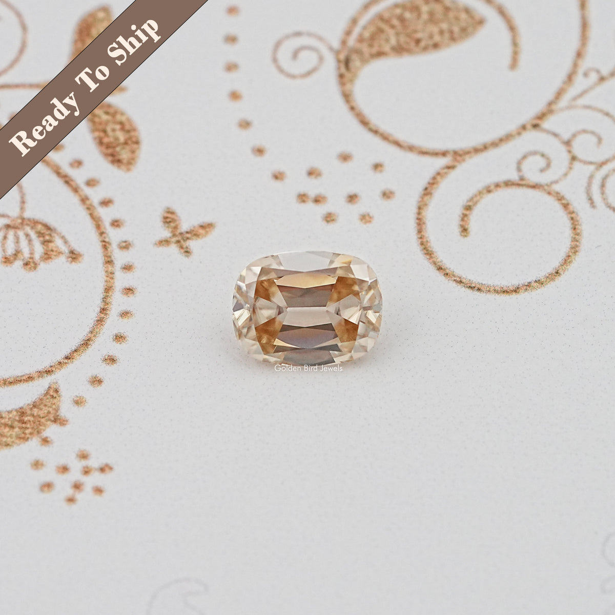 Old Mine Yellow Cushion Loose Stone