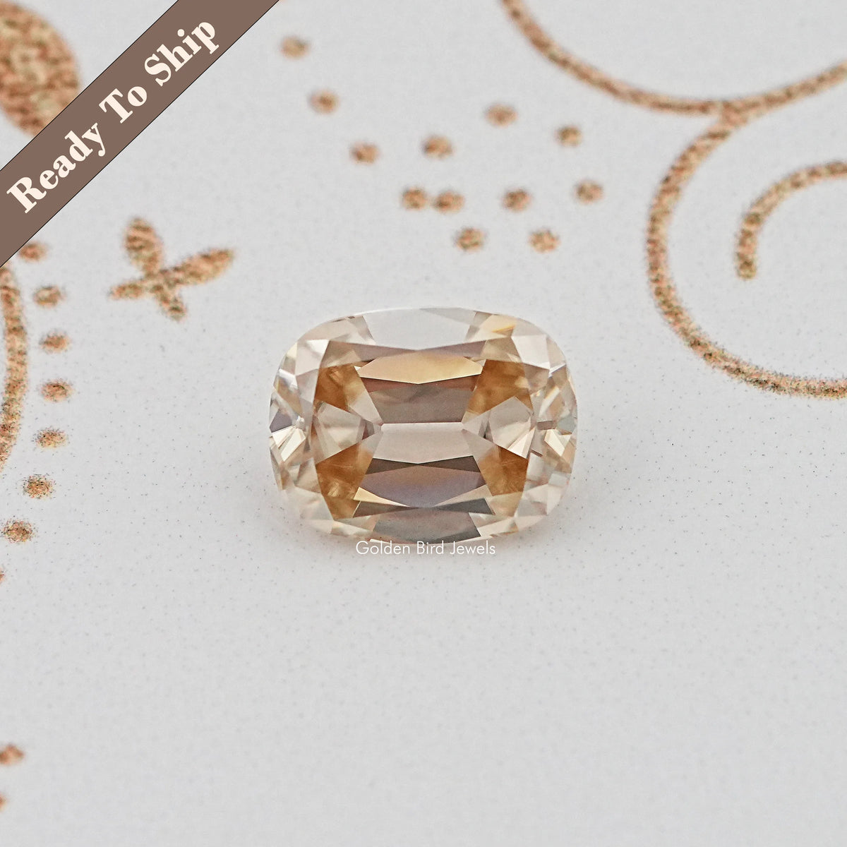 Old Mine Yellow Cushion Loose Stone