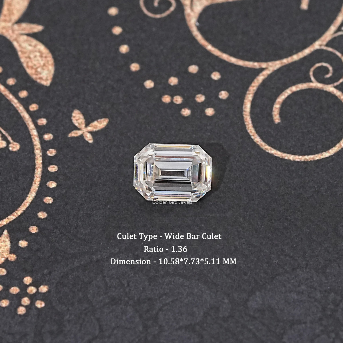 Old Mine Emerald Loose Moissanite Stone