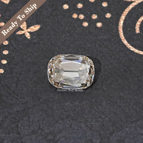 View Of Old Mine Cushion Cut Loose Moissanite Stone