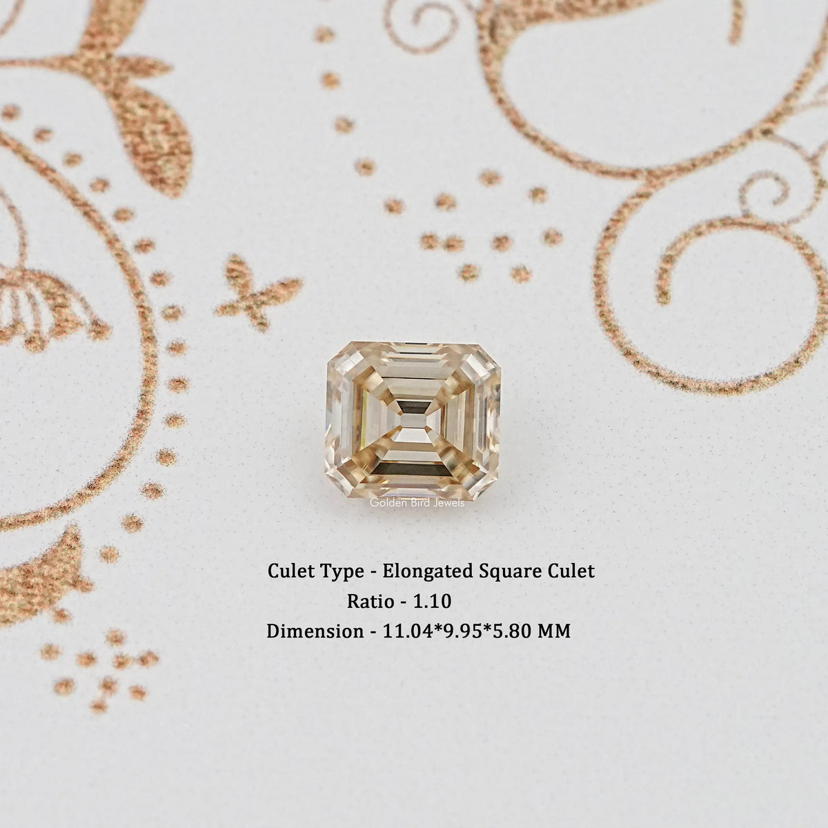 Old Mine Asscher Cut Loose Moissanite