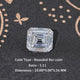 Colorless Old Mine Asscher Cut Loose Moissanite