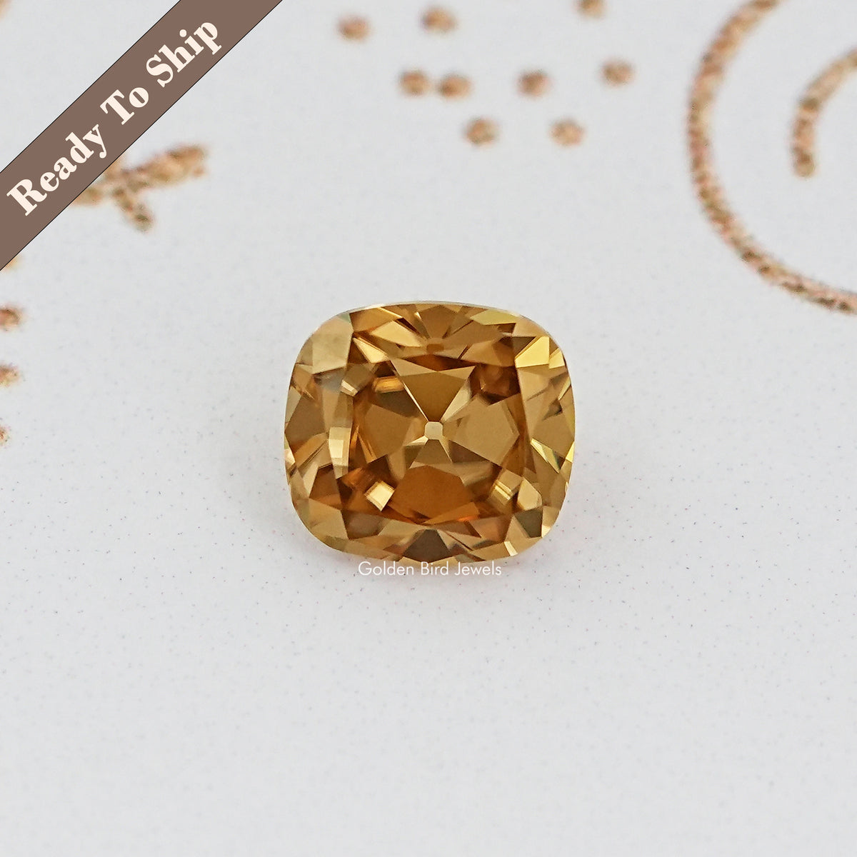 Old Mine Cushion Moissanite Loose Stone