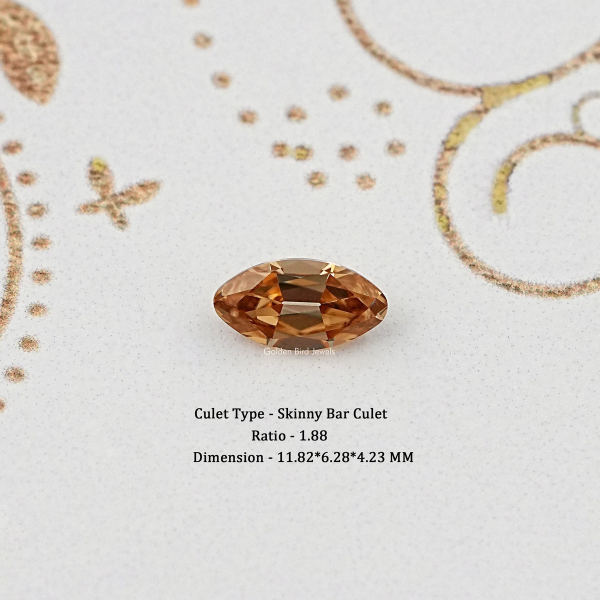 Old Mine Moval Cut Loose Moissanite