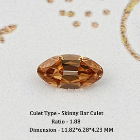 Old Mine Moval Cut Loose Moissanite