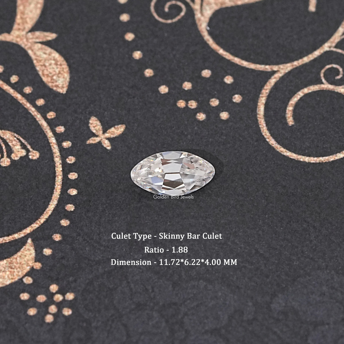 Old Mine Moval Cut Loose Moissanite Stone