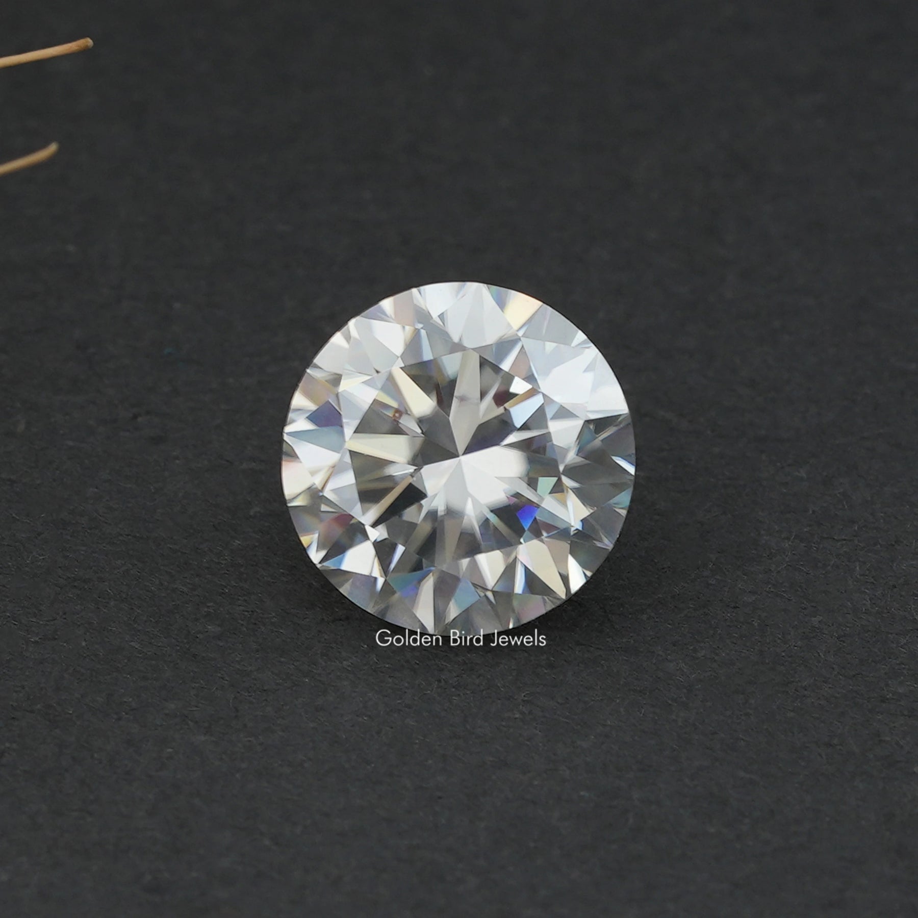 Heart And Arrow Cut Round Loose Moissanite