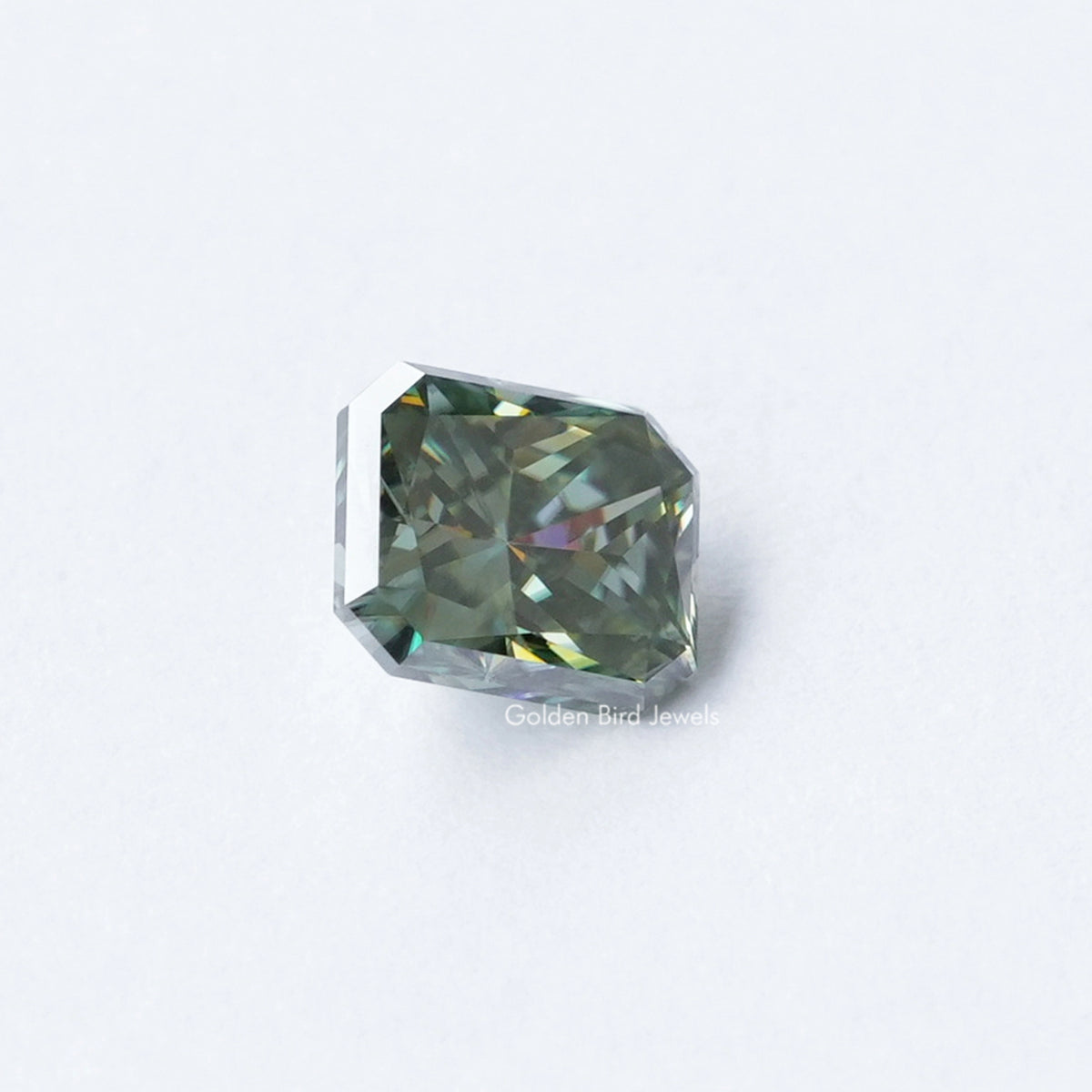 2.60 Carat Crushed Ice Radiant Loose Moissanite