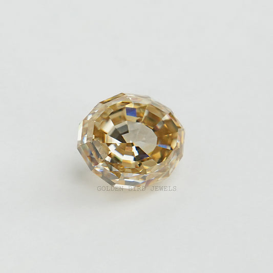 Step Cut Oval Loose Moissanite