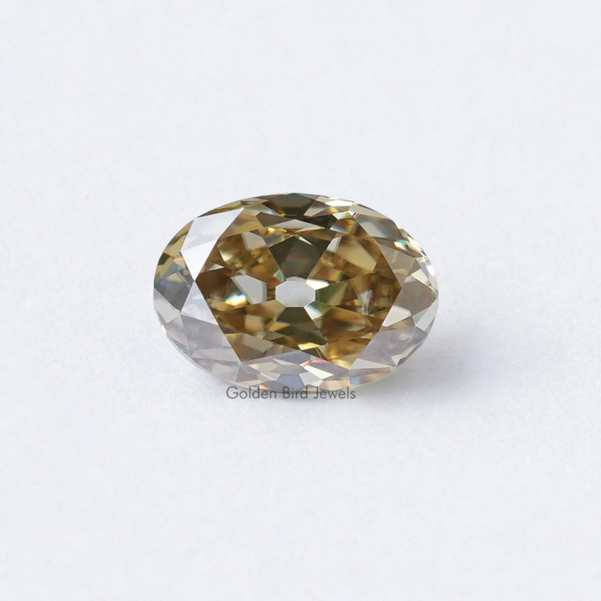 3.35 Carat Old Mine Oval Moissanite Loose Stone