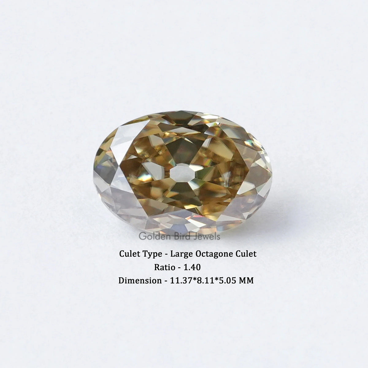 Old Mine Oval Moissanite Loose Stone