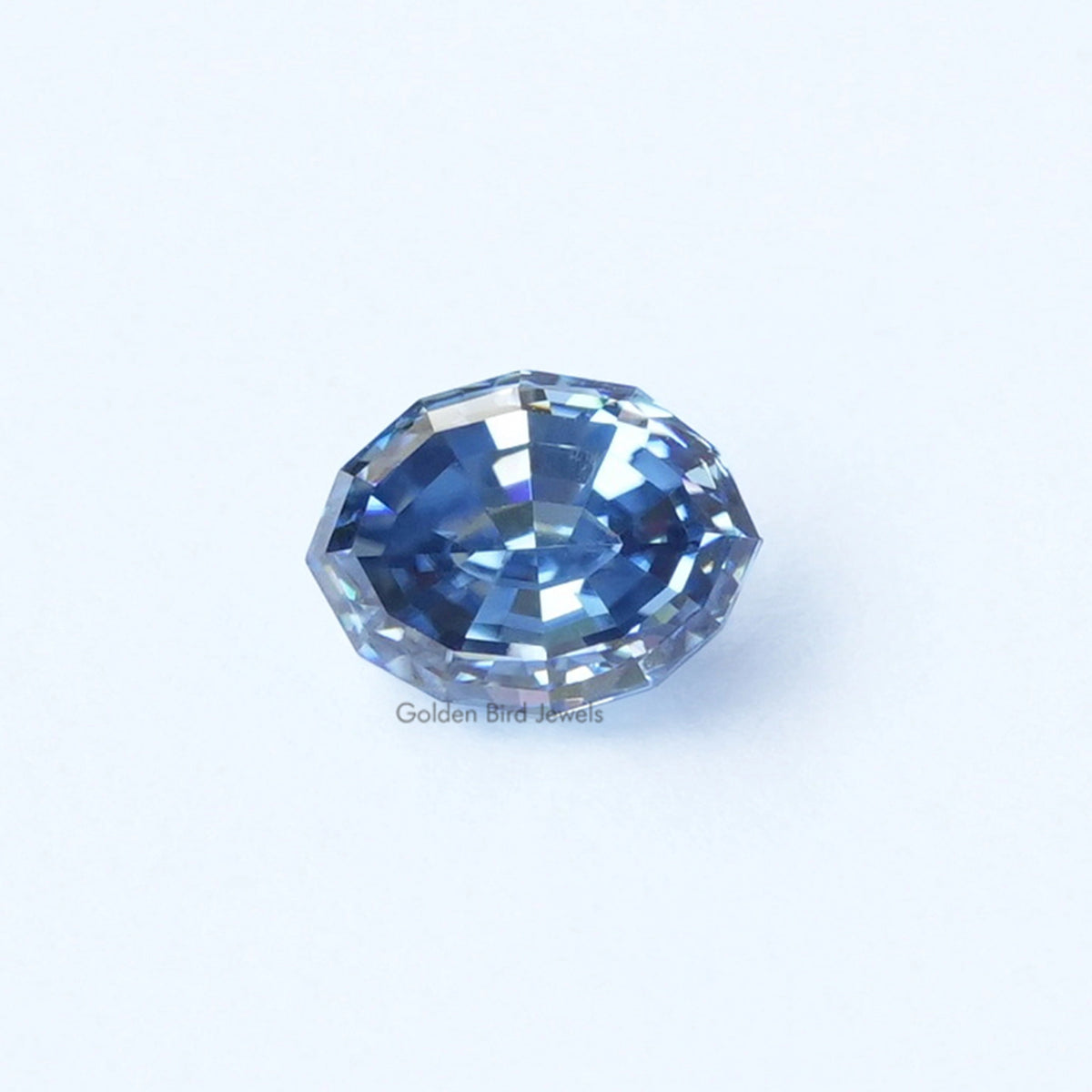 2.10 Carat Step Cut Oval Moissanite Loose Stone