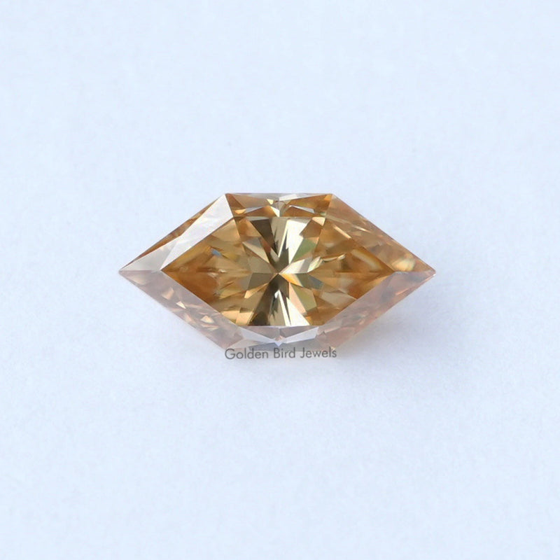 2.50 CT Champagne Dutch Marquise Moissanite Loose