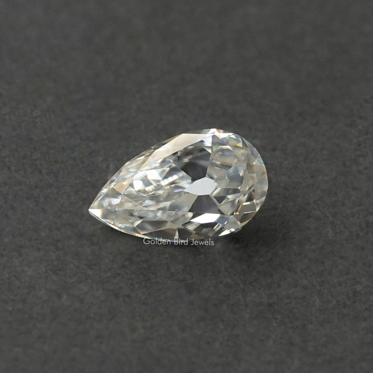 4.25 Carat Old Mine Pear Cut Loose Moissanite