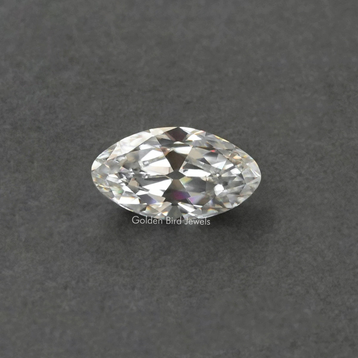 Old Mine Moval Cut  Colorless Moissanite Loose Stone