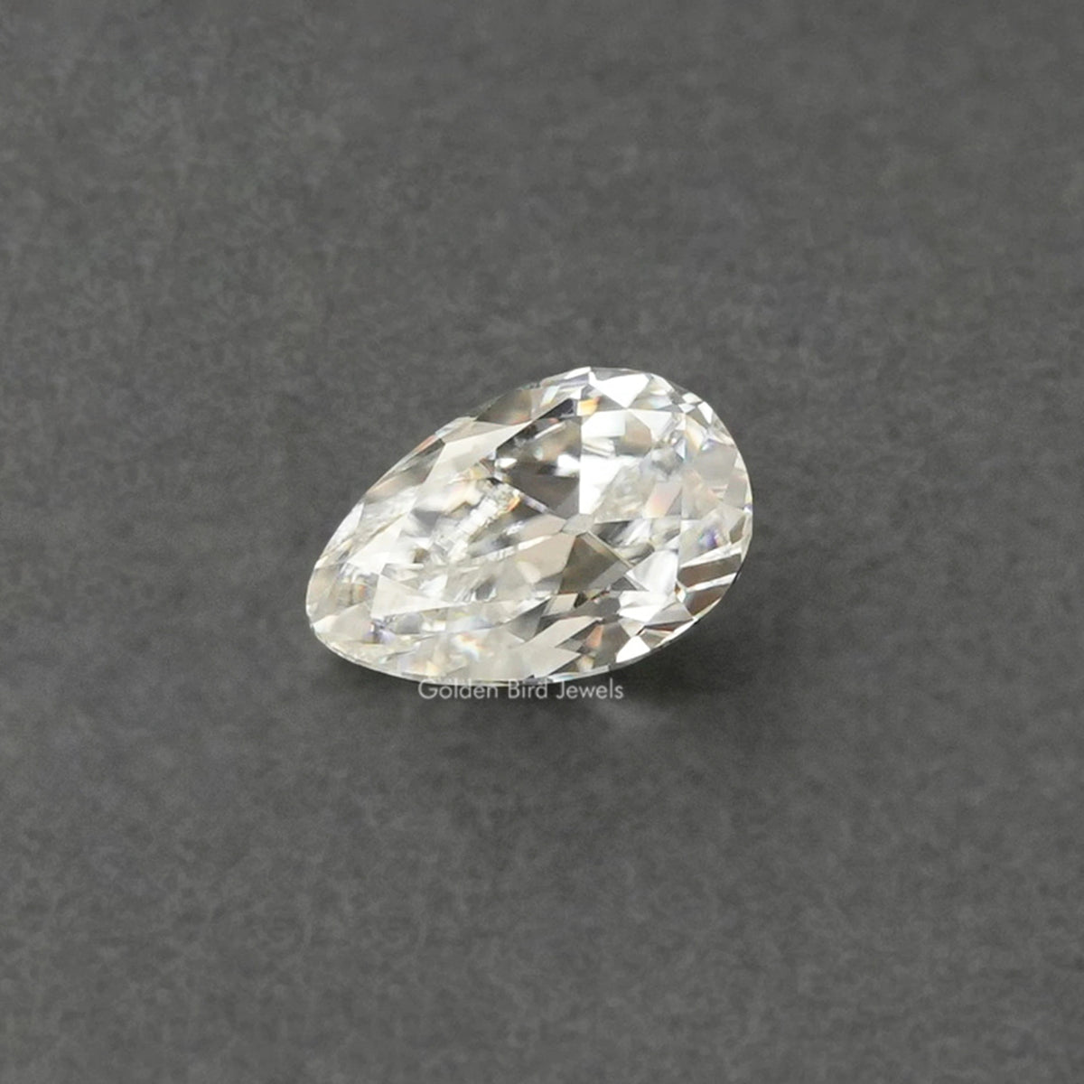 3.25 CT Old Mine Pear Cut Loose Moissanite