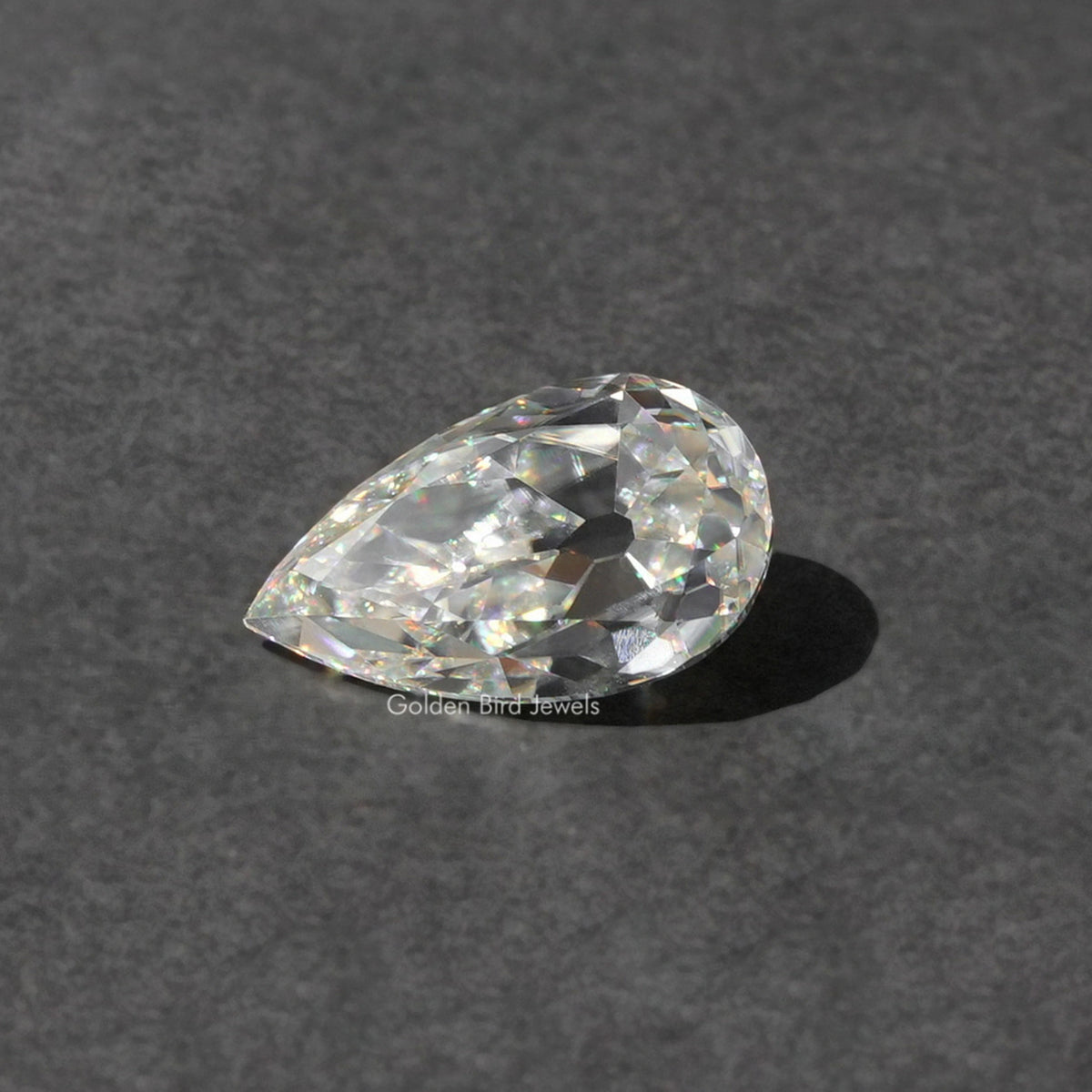 5.25 Carat Old Mine Pear Cut Loose Moissanite