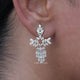 [Marquise And Baguette Cut Chandelier Earrings]-[Golden Bird Jewels]