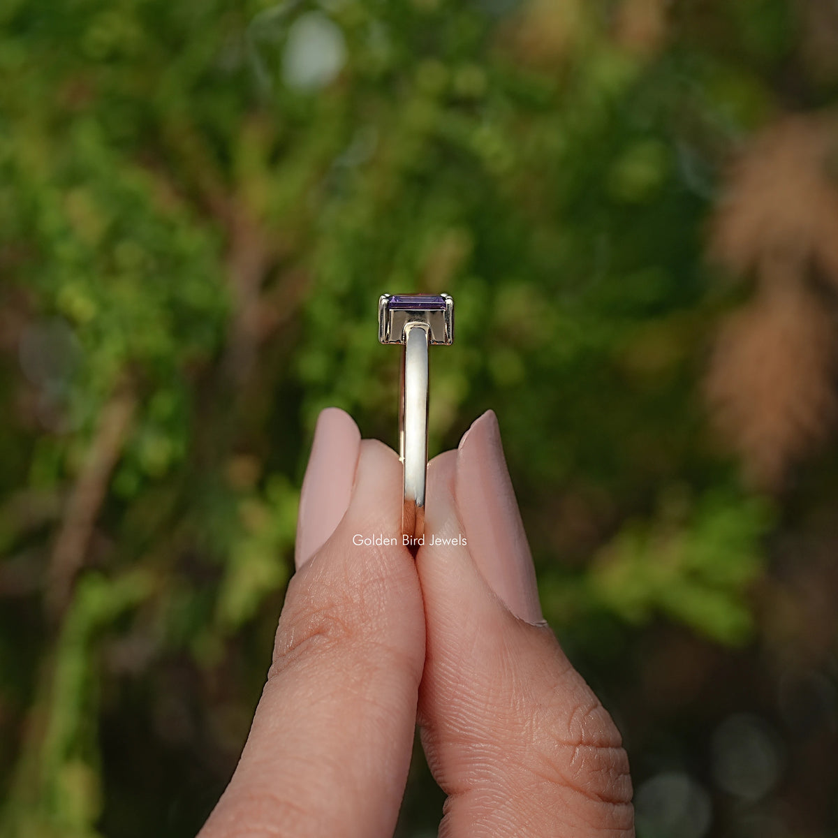 Marquise And Emerald Gemstone Open Cuff Ring