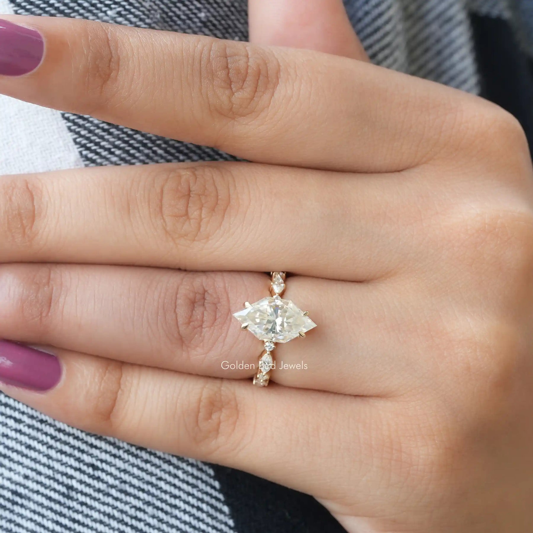 Marquise diamond on best sale hand