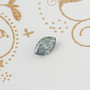 Gray Marquise Cut Moissanite Loose Stone
