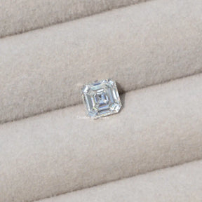 [Moissanite Asscher Cut Loose Stone]-[Golden Bird Jewels]