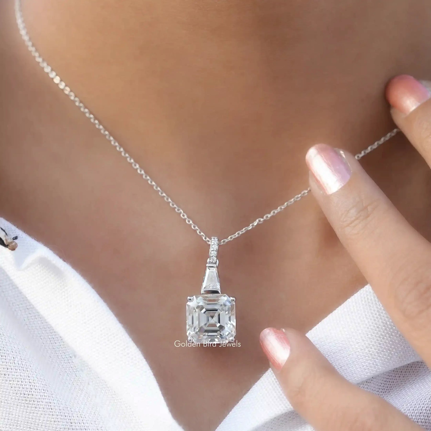 Asscher pendant discount