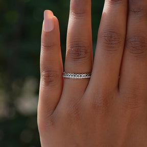 [Colorless Round Stacking Band]-[Golden Bird Jewels]