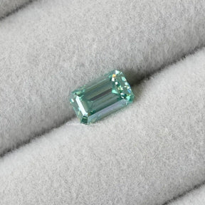 View Of Emerald Cut Loose Moissanite Stone