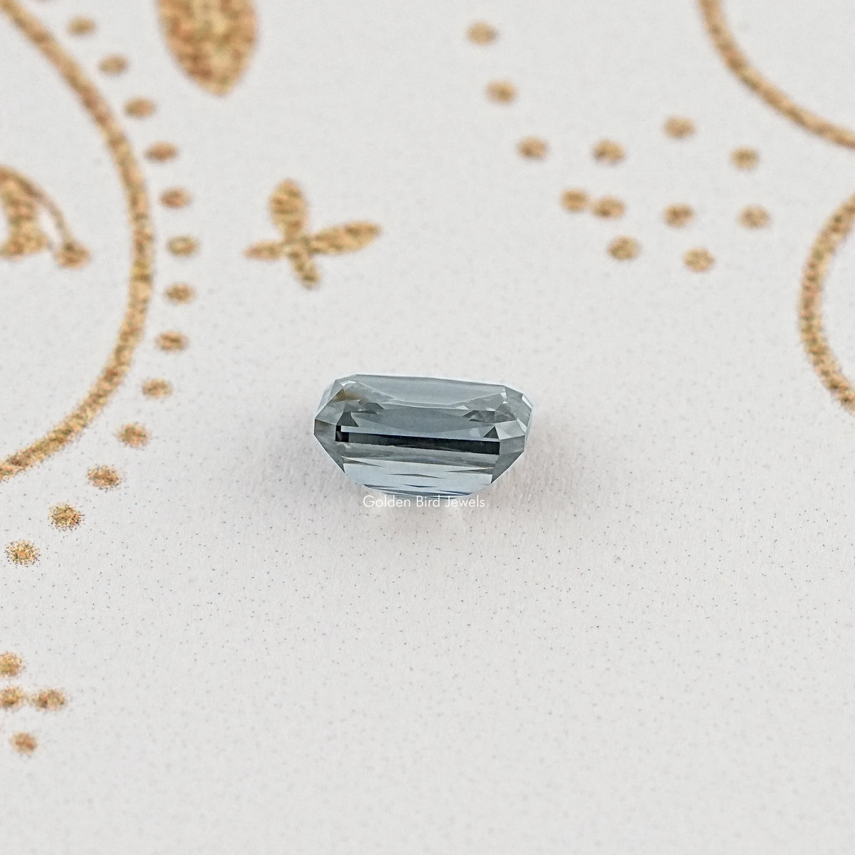 Gray Criss Cut Moissanite Loose Stone