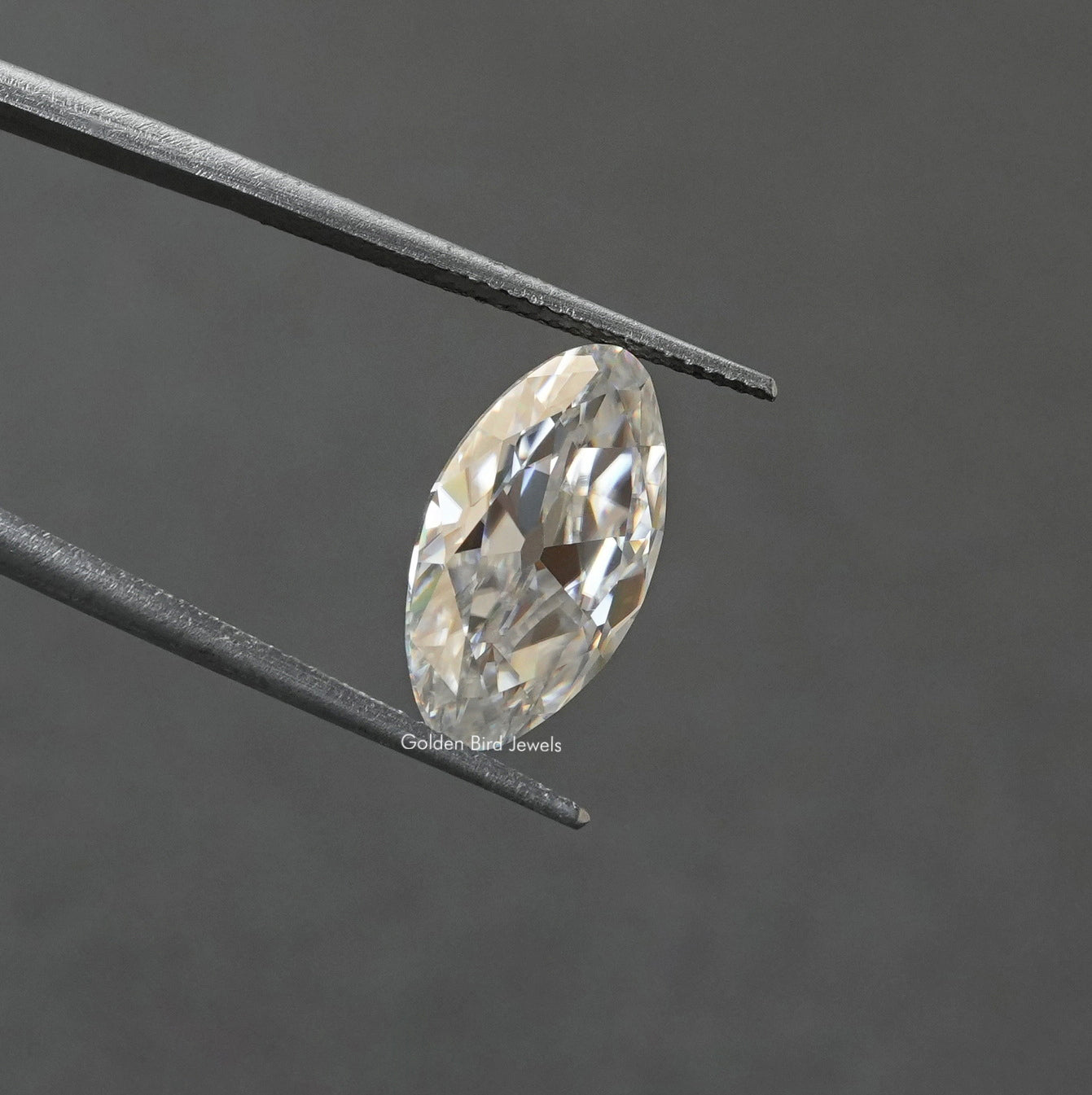 Old Mine Moval Cut  Colorless Moissanite Loose Stone
