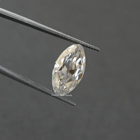 Old Mine Moval Cut  Colorless Moissanite Loose Stone