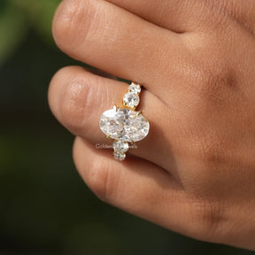 [This ring set in four prong setting]-[Golden Bird Jewels]