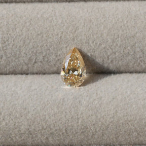 View of Moissanite Pear Shaped Loose Stone 